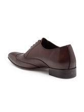 Load image into Gallery viewer, Teakwood Genuine Leather Brown Oxford Shoes