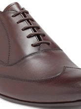 Load image into Gallery viewer, Teakwood Genuine Leather Brown Oxford Shoes