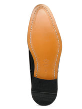 Load image into Gallery viewer, Teakwood Leather Men's Black Oxford/Brogue Shoes