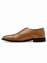 Load image into Gallery viewer, Teakwood Leather Men's Tan Oxford/Brogue Shoes