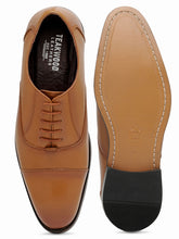 Load image into Gallery viewer, Teakwood Leather Men's Tan Oxford/Brogue Shoes