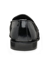 Load image into Gallery viewer, Teakwood Leather Men's Black Slip-ons Shoes