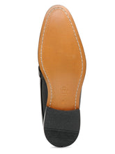Load image into Gallery viewer, Teakwood Leather Men's Black Slip-ons Shoes
