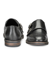 Load image into Gallery viewer, Teakwood Genuine Leather Monk Shoes
