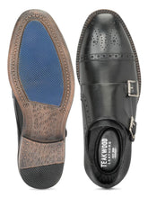 Load image into Gallery viewer, Teakwood Genuine Leather Monk Shoes