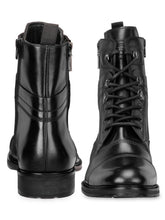 Load image into Gallery viewer, Teakwood Men Genuine Leather High Top Black Boots