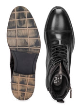 Load image into Gallery viewer, Teakwood Men Genuine Leather High Top Black Boots