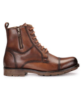 Load image into Gallery viewer, teakwood-genuine-leather-mens-boots-sh-mj-31-wood
