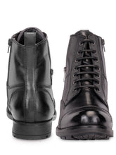 Load image into Gallery viewer, teakwood-genuine-leather-mens-boots-sh-mj-31-zed-black