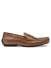 Load image into Gallery viewer, Teakwood Leather Men's Brown Slip-ons Shoes