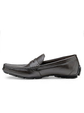 Load image into Gallery viewer, Teakwood Leather Men's Brown Slip-ons Shoes