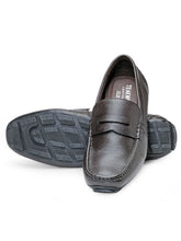 Load image into Gallery viewer, Teakwood Leather Men's Brown Slip-ons Shoes