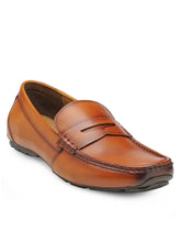 Load image into Gallery viewer, Teakwood Leather Men's Tan Slip-ons Shoes