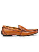 Load image into Gallery viewer, Teakwood Leather Men's Tan Slip-ons Shoes