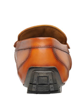 Load image into Gallery viewer, Teakwood Leather Men's Tan Slip-ons Shoes