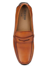 Load image into Gallery viewer, Teakwood Leather Men's Tan Slip-ons Shoes
