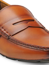 Load image into Gallery viewer, Teakwood Leather Men's Tan Slip-ons Shoes
