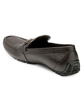 Load image into Gallery viewer, Teakwood Leather Men's Brown Slip-ons Shoes