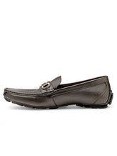 Load image into Gallery viewer, Teakwood Leather Men's Brown Slip-ons Shoes