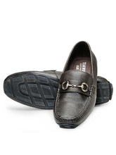 Load image into Gallery viewer, Teakwood Leather Men's Brown Slip-ons Shoes