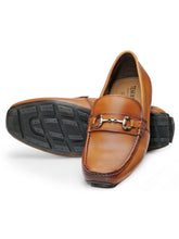 Load image into Gallery viewer, Teakwood Leather Men's Tan Slip-ons Shoes