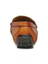 Load image into Gallery viewer, Teakwood Leather Men's Tan Slip-ons Shoes