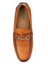 Load image into Gallery viewer, Teakwood Leather Men's Tan Slip-ons Shoes