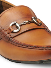 Load image into Gallery viewer, Teakwood Leather Men's Tan Slip-ons Shoes