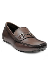 Load image into Gallery viewer, Teakwood Leather Men's Brown Slip-ons Shoes