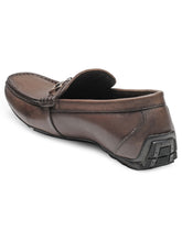 Load image into Gallery viewer, Teakwood Leather Men's Brown Slip-ons Shoes