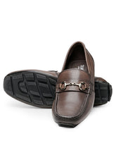Load image into Gallery viewer, Teakwood Leather Men's Brown Slip-ons Shoes