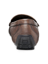 Load image into Gallery viewer, Teakwood Leather Men's Brown Slip-ons Shoes