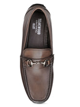 Load image into Gallery viewer, Teakwood Leather Men's Brown Slip-ons Shoes
