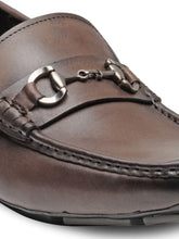 Load image into Gallery viewer, Teakwood Leather Men's Brown Slip-ons Shoes