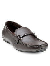 Load image into Gallery viewer, Teakwood Leather Men's Brown Slip-ons Shoes