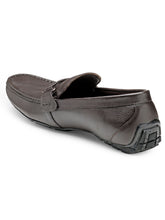 Load image into Gallery viewer, Teakwood Leather Men's Brown Slip-ons Shoes