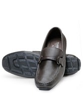 Load image into Gallery viewer, Teakwood Leather Men's Brown Slip-ons Shoes