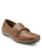 Load image into Gallery viewer, Teakwood Leather Men's Brown Slip-ons Shoes