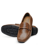 Load image into Gallery viewer, Teakwood Leather Men's Brown Slip-ons Shoes