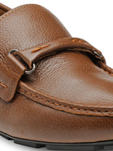 Load image into Gallery viewer, Teakwood Leather Men's Brown Slip-ons Shoes
