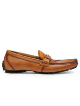 Load image into Gallery viewer, Teakwood Leather Men's Tan Slip-ons Shoes