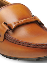 Load image into Gallery viewer, Teakwood Leather Men's Tan Slip-ons Shoes