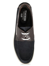 Load image into Gallery viewer, Teakwood Leather Men's Blue Slip-ons Shoes