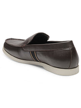 Load image into Gallery viewer, Teakwood Leather Men's Brown Slip-ons Shoes
