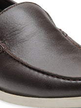 Load image into Gallery viewer, Teakwood Leather Men's Brown Slip-ons Shoes