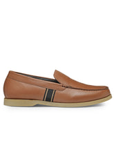 Load image into Gallery viewer, Teakwood Leather Men's Tan Slip-ons Shoes