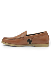 Load image into Gallery viewer, Teakwood Leather Men's Tan Slip-ons Shoes