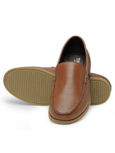 Load image into Gallery viewer, Teakwood Leather Men's Tan Slip-ons Shoes