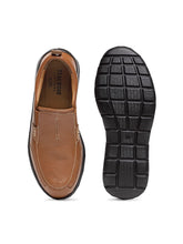 Load image into Gallery viewer, Teakwood Leathers Men Tan Brown Slip-On Sneaker Shoes
