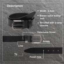 Load image into Gallery viewer, Teakwood Genuine Leather Men Blue Solid Belt - Clearance sale